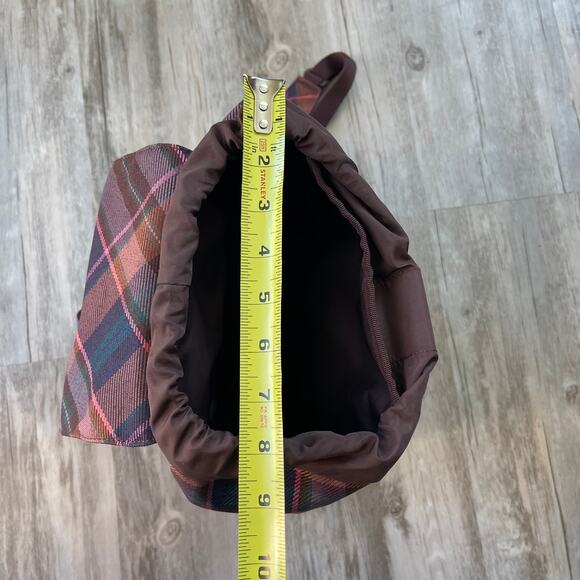 Herschel Supply Co. Retreat Mini Backpack Pink Purple Tartan Plaid Check - Picture 7 of 12